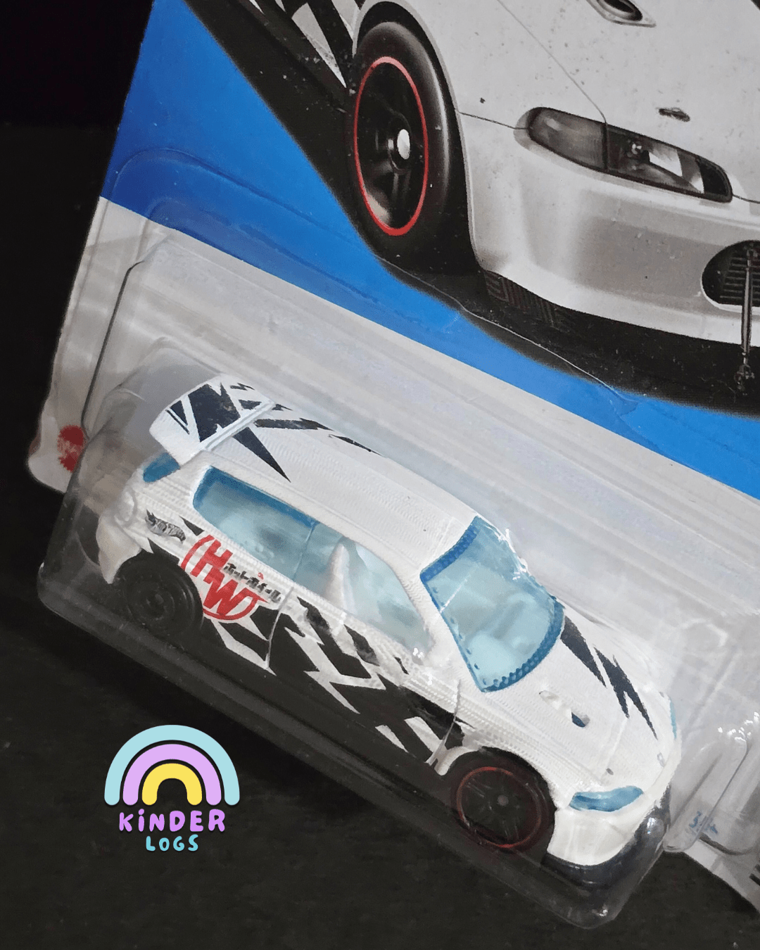 Hot Wheels Honda Civic Custom - White (Imported) - Kinder Logs