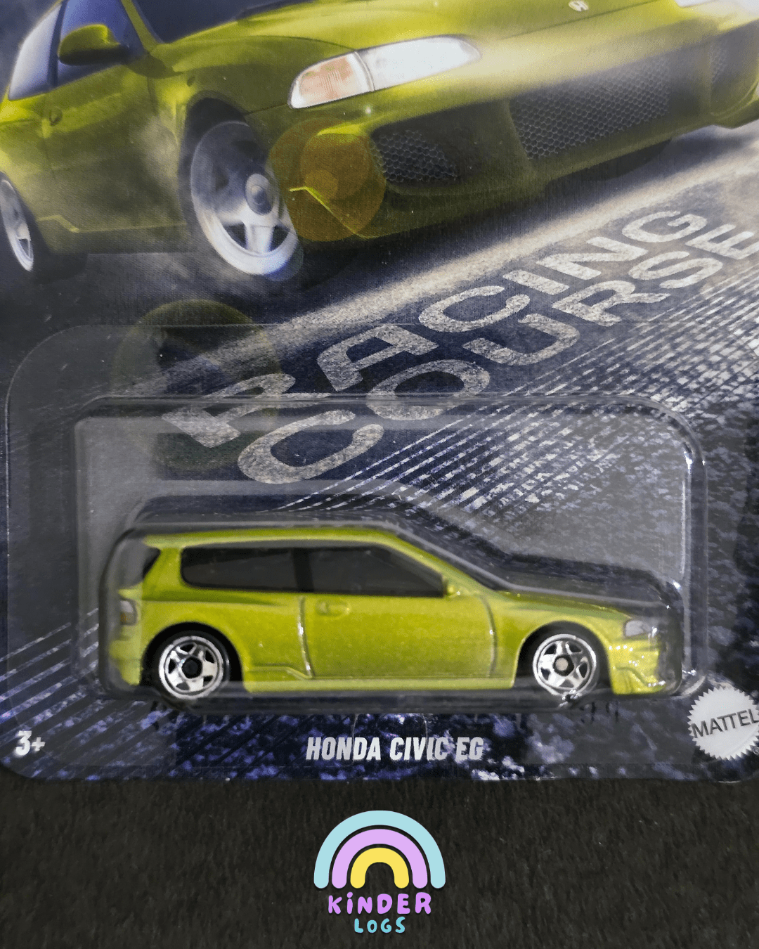 Hot Wheels Honda Civic EG - Fast & Furious Racing Course (Imported) - Kinder Logs