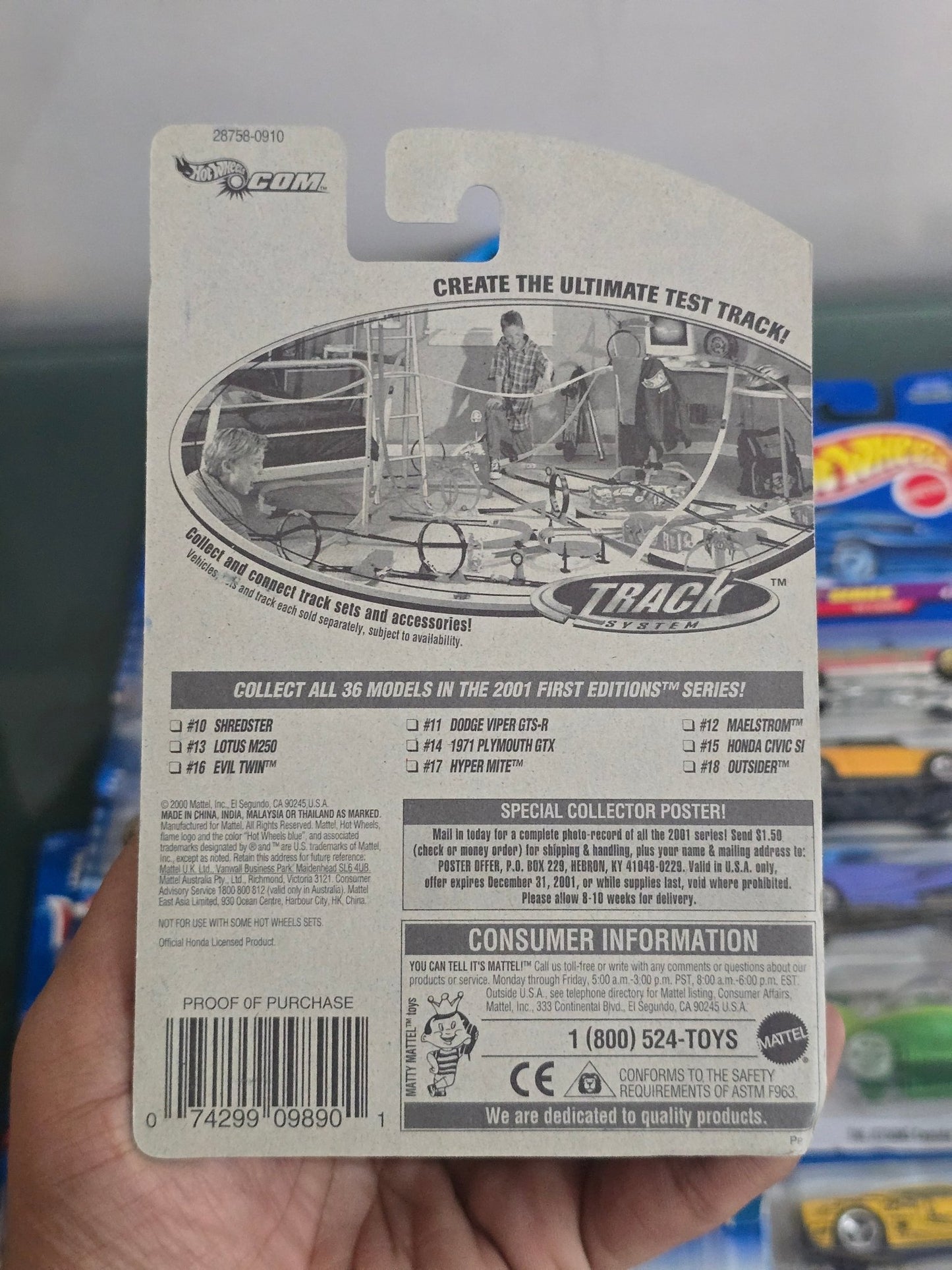 Hot Wheels Honda Civic Si - Collector No. 027 - Kinder Logs
