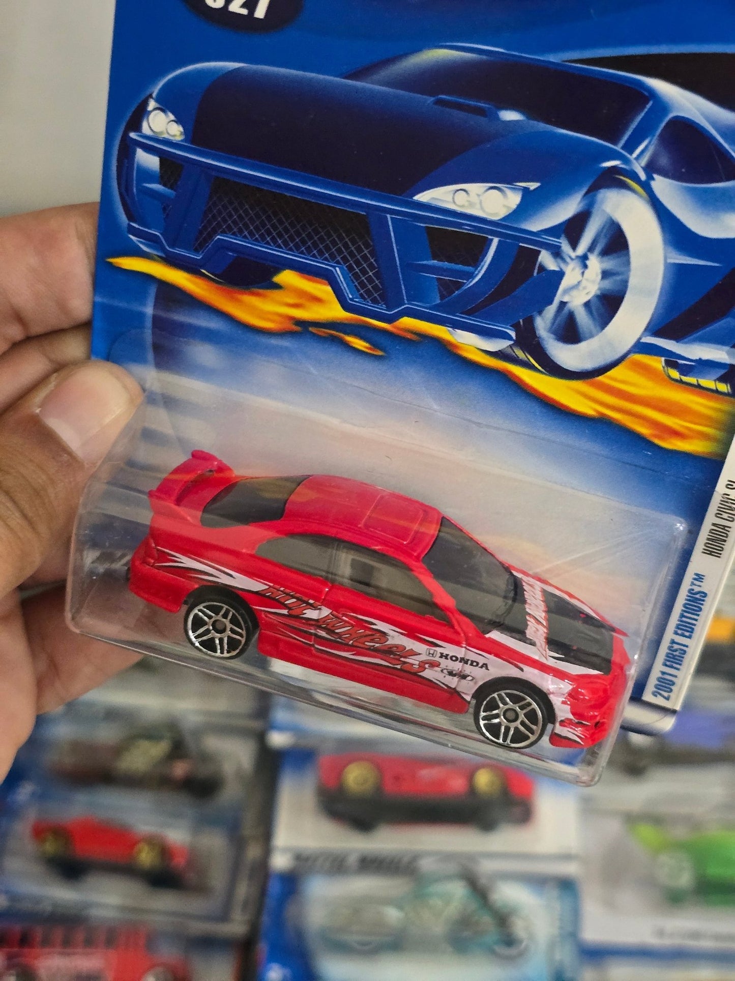 Hot Wheels Honda Civic Si - Collector No. 027 - Kinder Logs