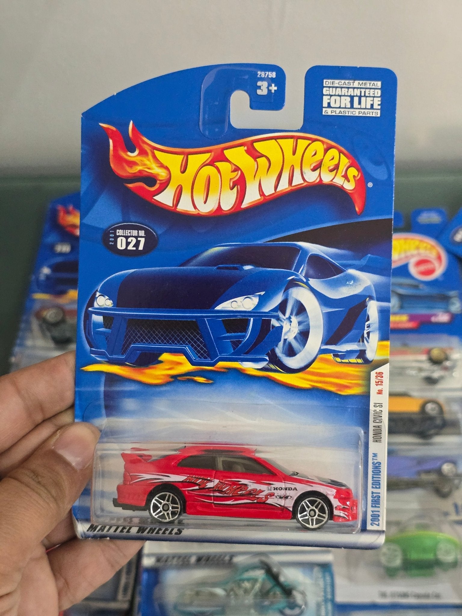 Hot Wheels Honda Civic Si - Collector No. 027 - Kinder Logs