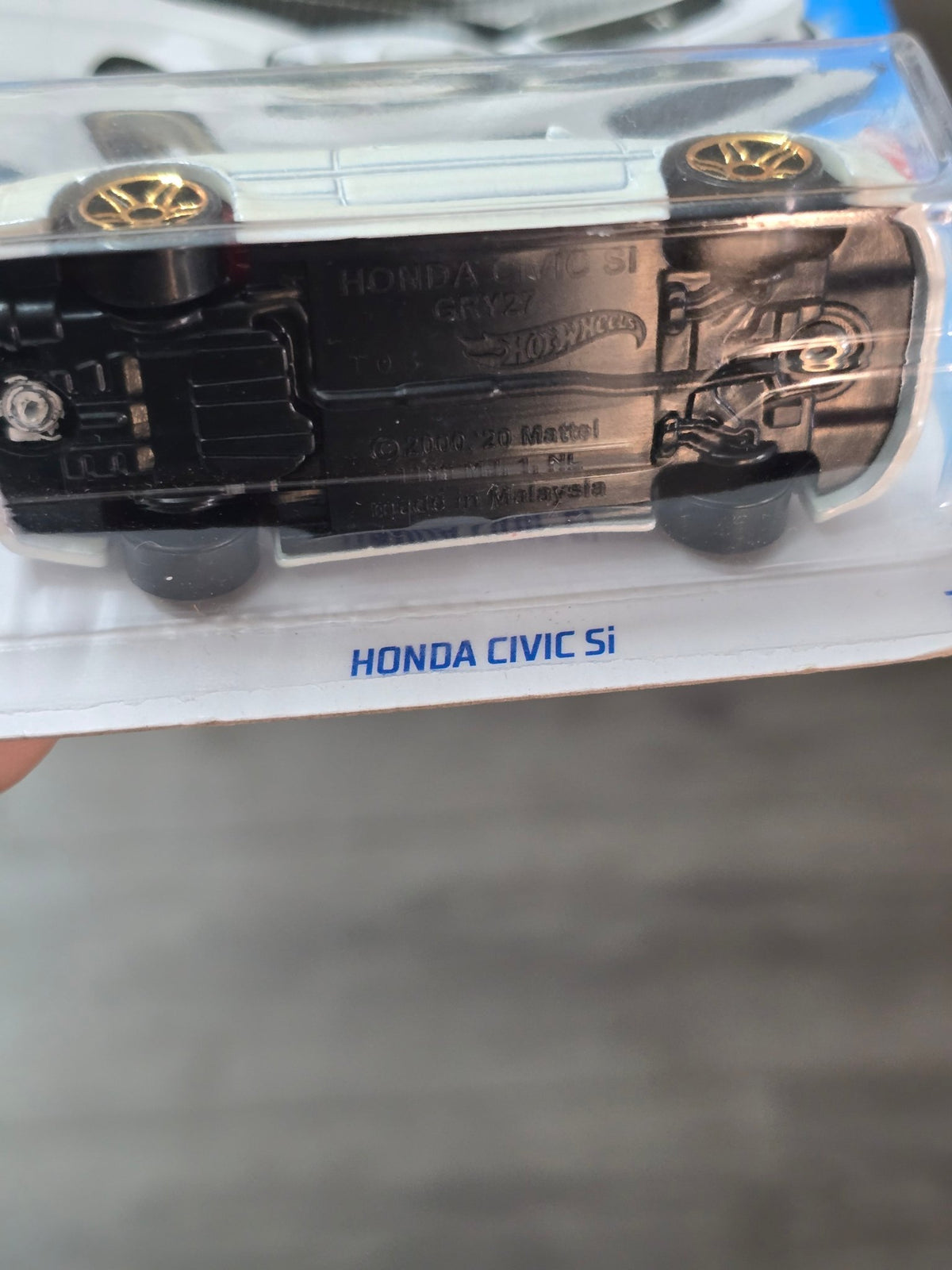 Hot Wheels Honda Civic Si - Exclusive White Color (Imported) - Kinder Logs