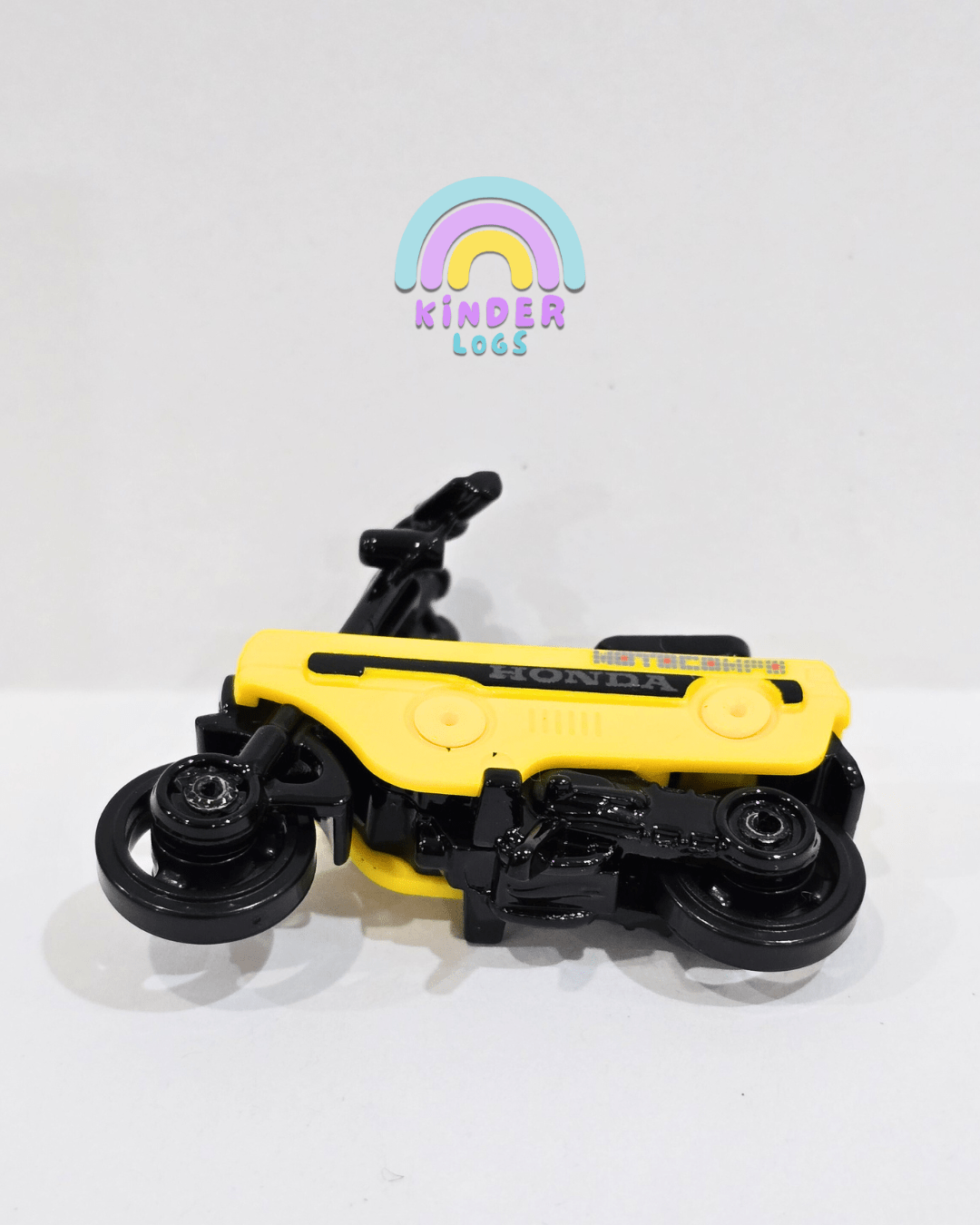 Hot Wheels Honda Motocompo - Yellow (Uncarded - New) - Kinder Logs