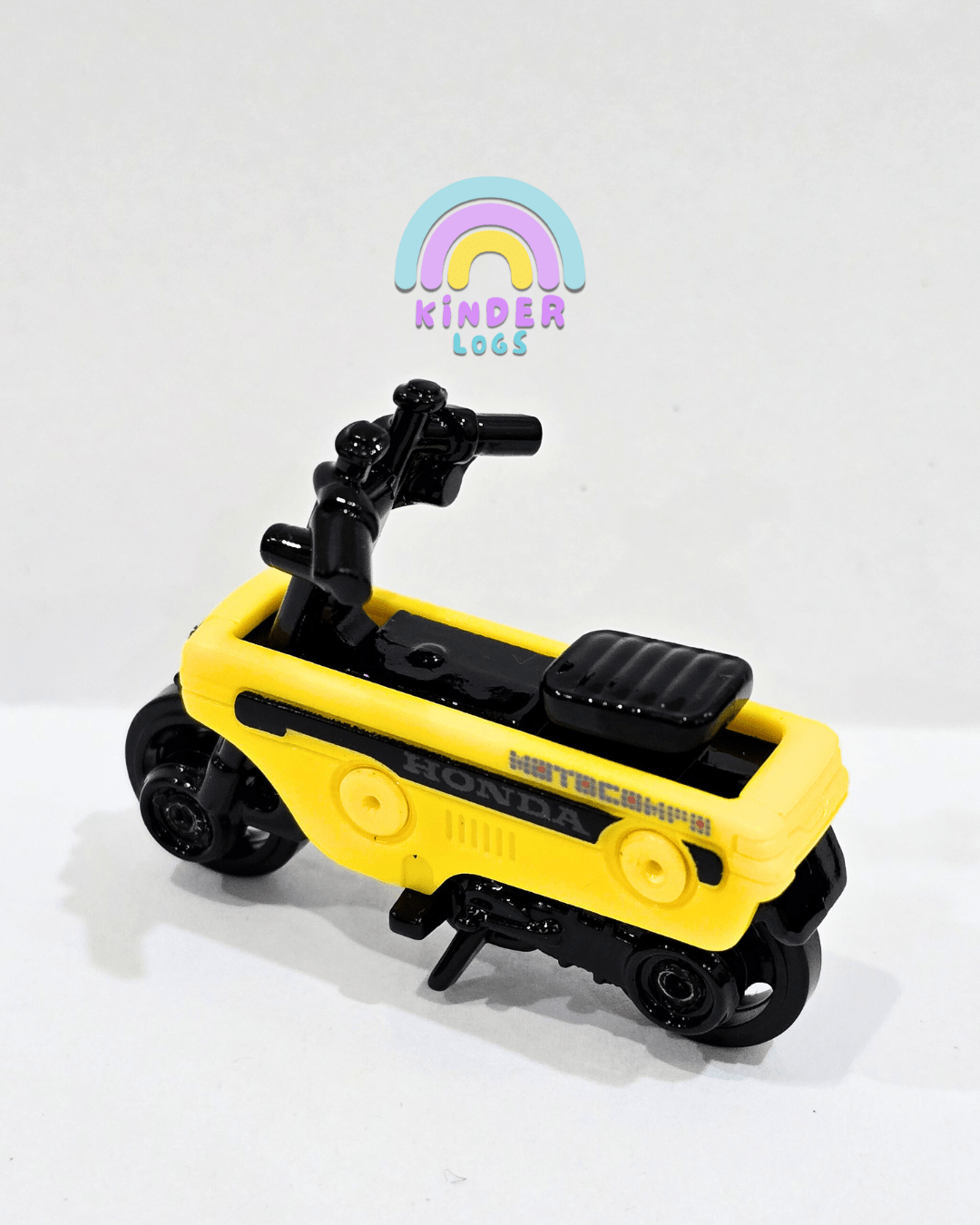 Hot Wheels Honda Motocompo - Yellow (Uncarded - New) - Kinder Logs
