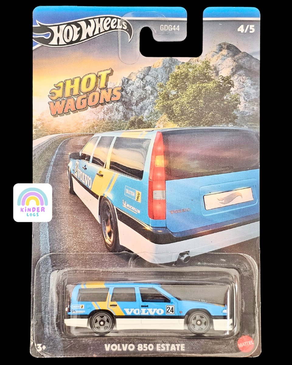 Hot Wheels Hot Wagons - Volvo 850 Estate - Kinder Logs