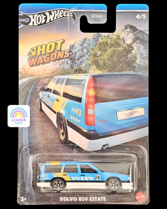 Hot Wheels Hot Wagons - Volvo 850 Estate - Kinder Logs