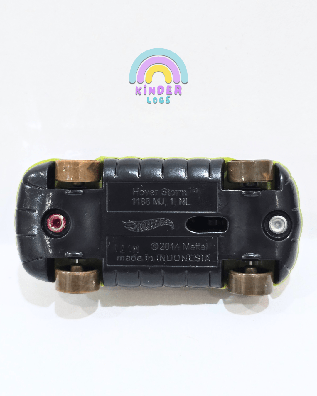 Hot Wheels Hover Storm - Maroon - Green (Uncarded) - Kinder Logs