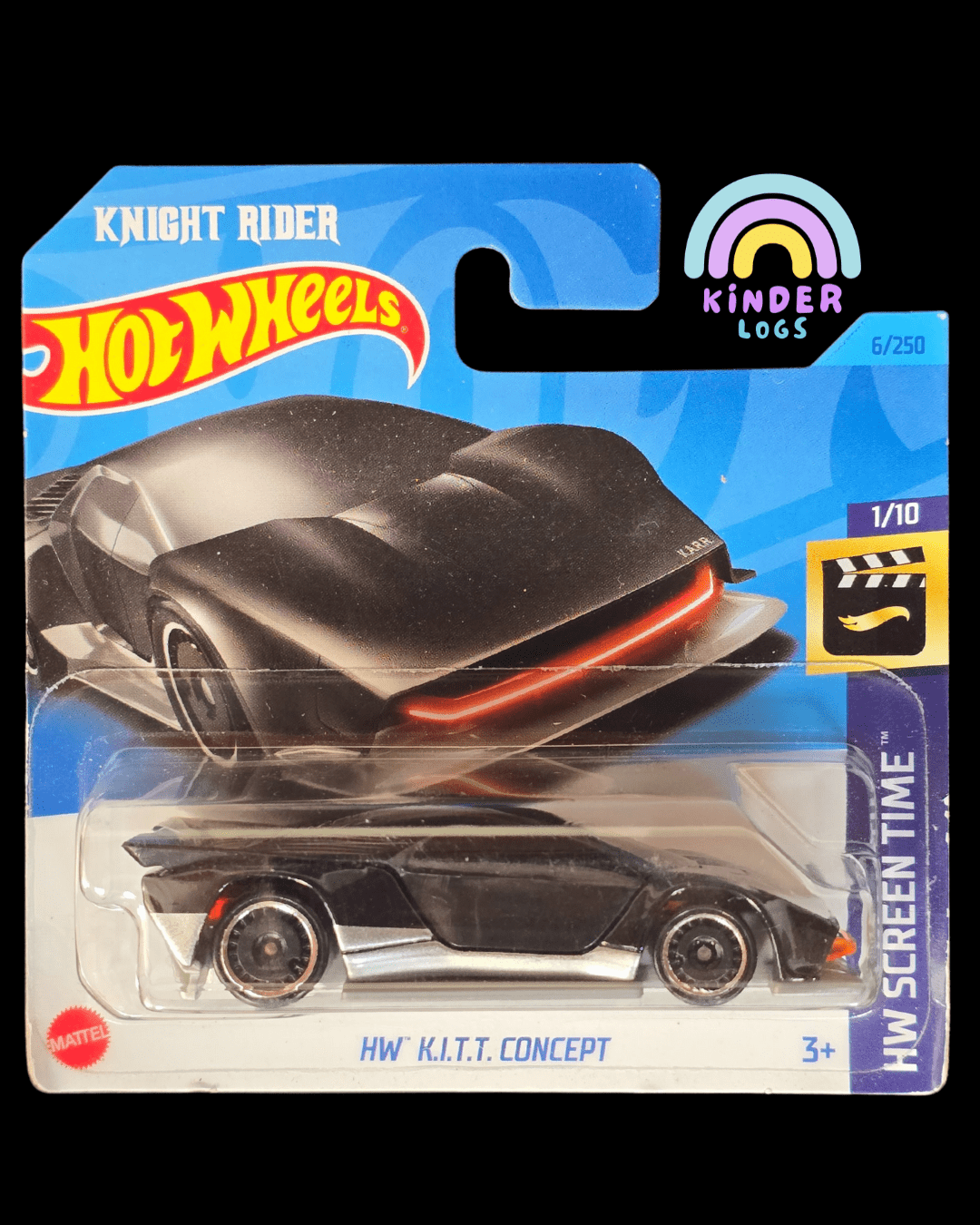 Hot Wheels HW K.I.T.T. Concept Car (Imported Short Card) - Kinder Logs