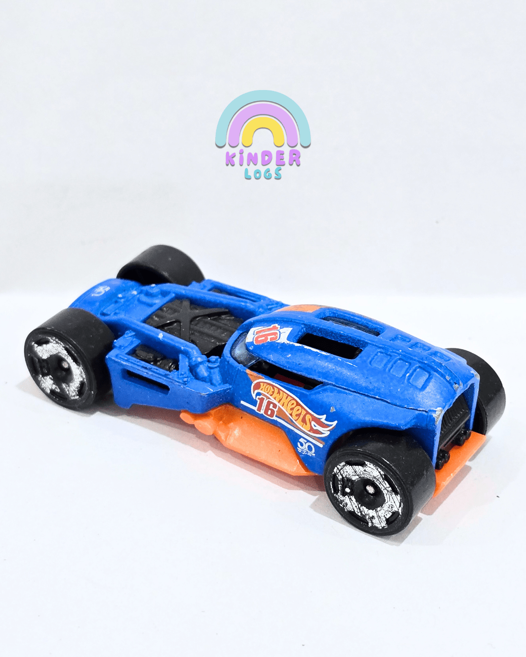 Hot Wheels HW50 Concept - 50th Anniversary Race Team (Used Car) - Kinder Logs