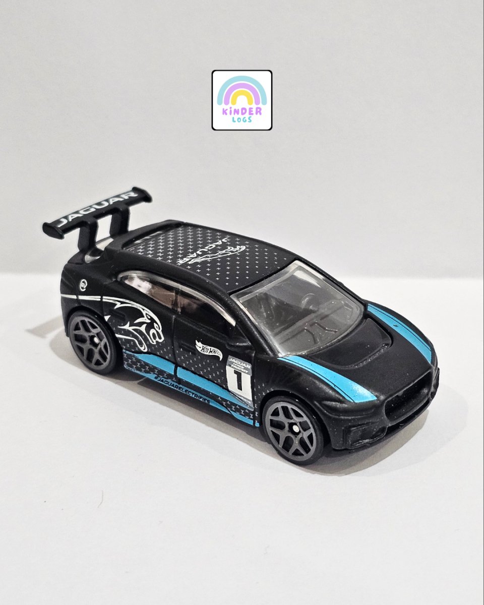 Hot Wheels Jaguar i - Pace eTrophy - Black (Uncarded) - Kinder Logs