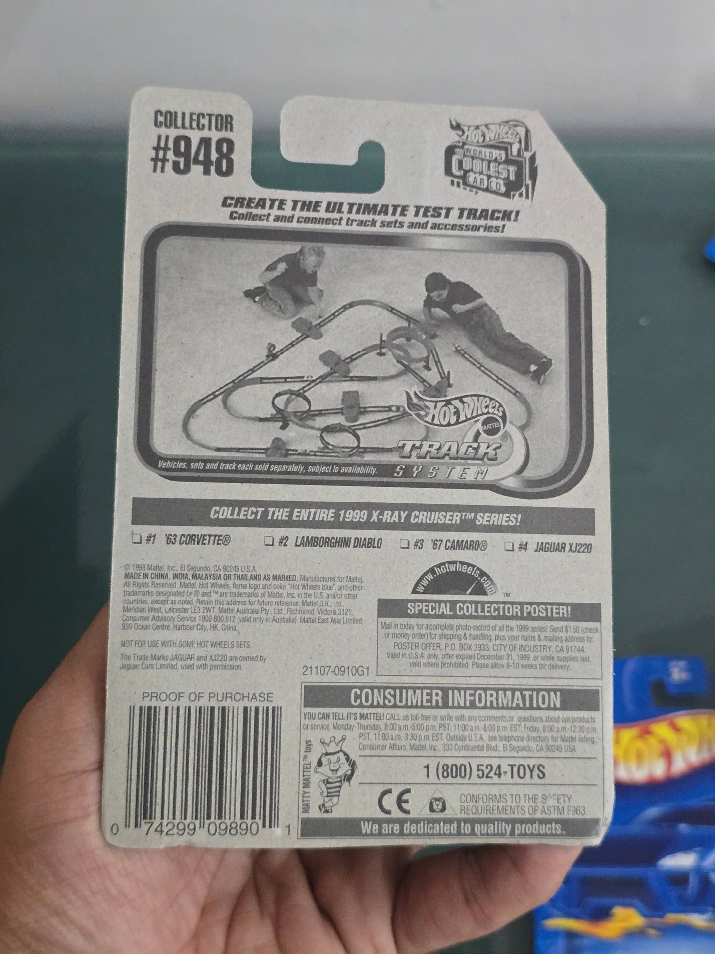Hot Wheels Jaguar XJ220 (Yellow) - X - Ray Cruiser Series - Kinder Logs