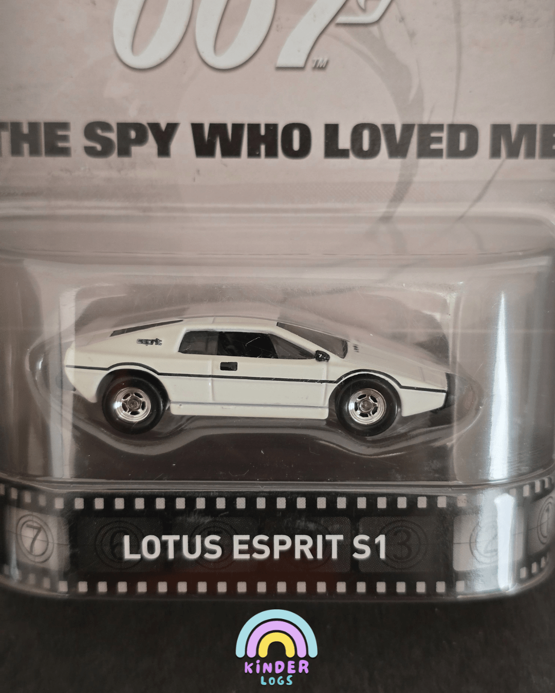 Hot Wheels James Bond 007 Lotus Esprit S1 (Rare Card) - Kinder Logs