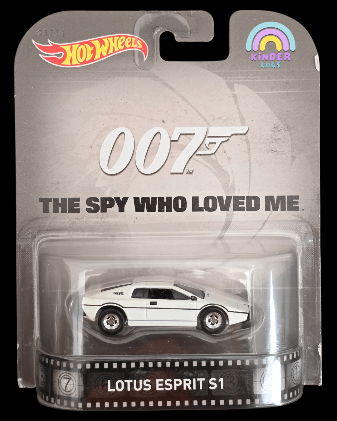 Hot Wheels James Bond 007 Lotus Esprit S1 (Rare Card) - Kinder Logs