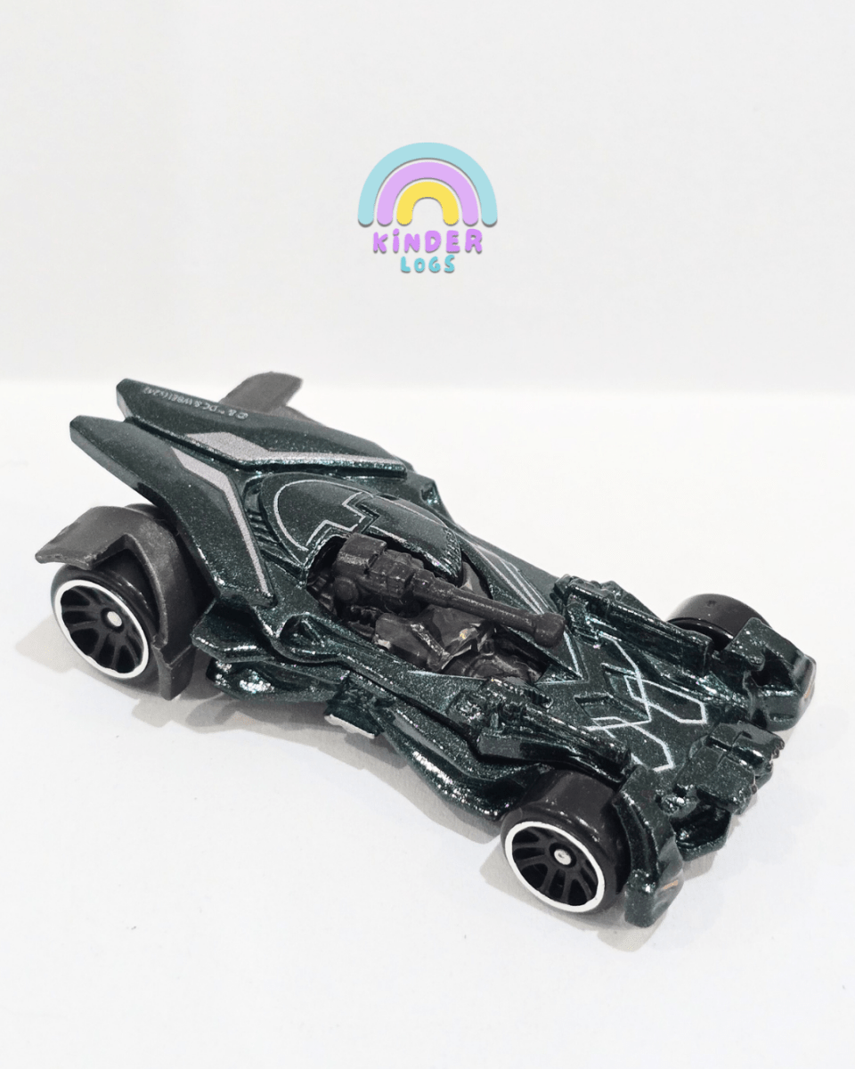 Hot Wheels Justice League Batmobile With A Gun (Uncarded) - Kinder Logs
