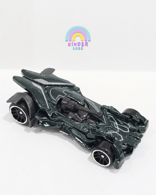 Hot Wheels Justice League Batmobile With A Gun (Uncarded) - Kinder Logs