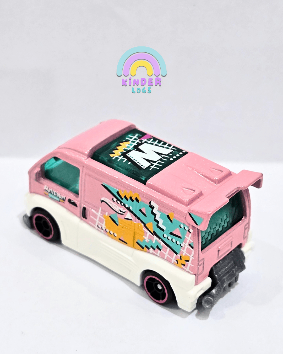 Hot Wheels Kei Swap - Pink (Uncarded) - Kinder Logs