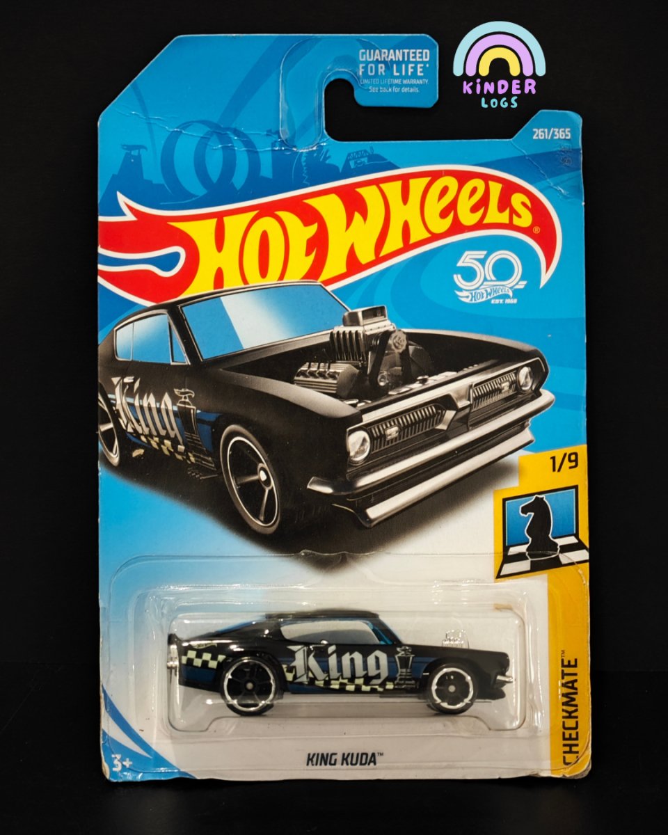 Hot Wheels King Kuda Muscle Car - Checkmate Series - Kinder Logs