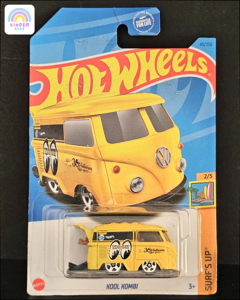 Hot Wheels Kool Kombi 30th Anniversary Moon Eyes - Kinder Logs