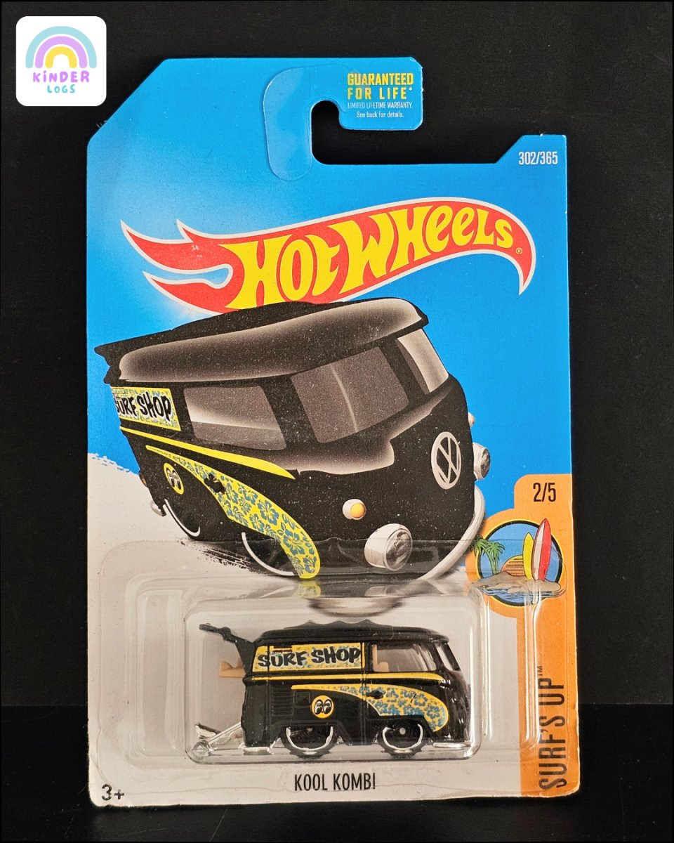 Hot Wheels Kool Kombi - HW Surf Shop Edition (Black) - Kinder Logs