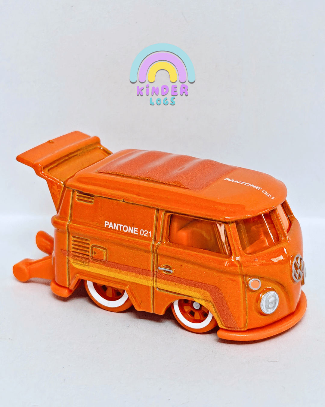 Hot Wheels Kool Kombi Pantone 021 - Orange (Uncarded - New) - Kinder Logs