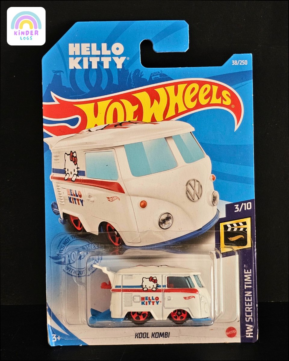 Hot Wheels Kool Kombi - Rare Hello Kitty Edition - Kinder Logs