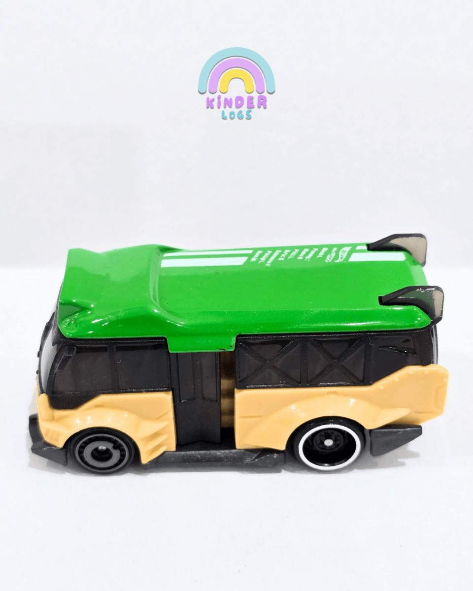 Hot Wheels Kowloon'D Hypervan - Green (Uncarded) - Kinder Logs