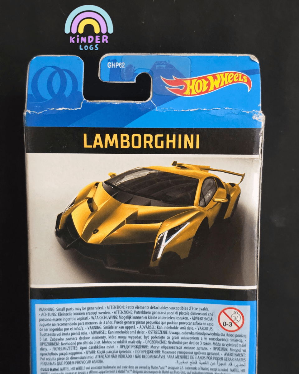 Hot Wheels Lamborghini 5 Cars Pack (Imported) - Kinder Logs