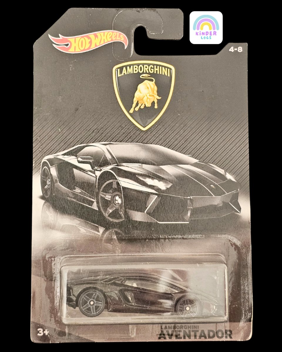 Hot Wheels Lamborghini Aventador - HW Lamborghini Series - Kinder Logs