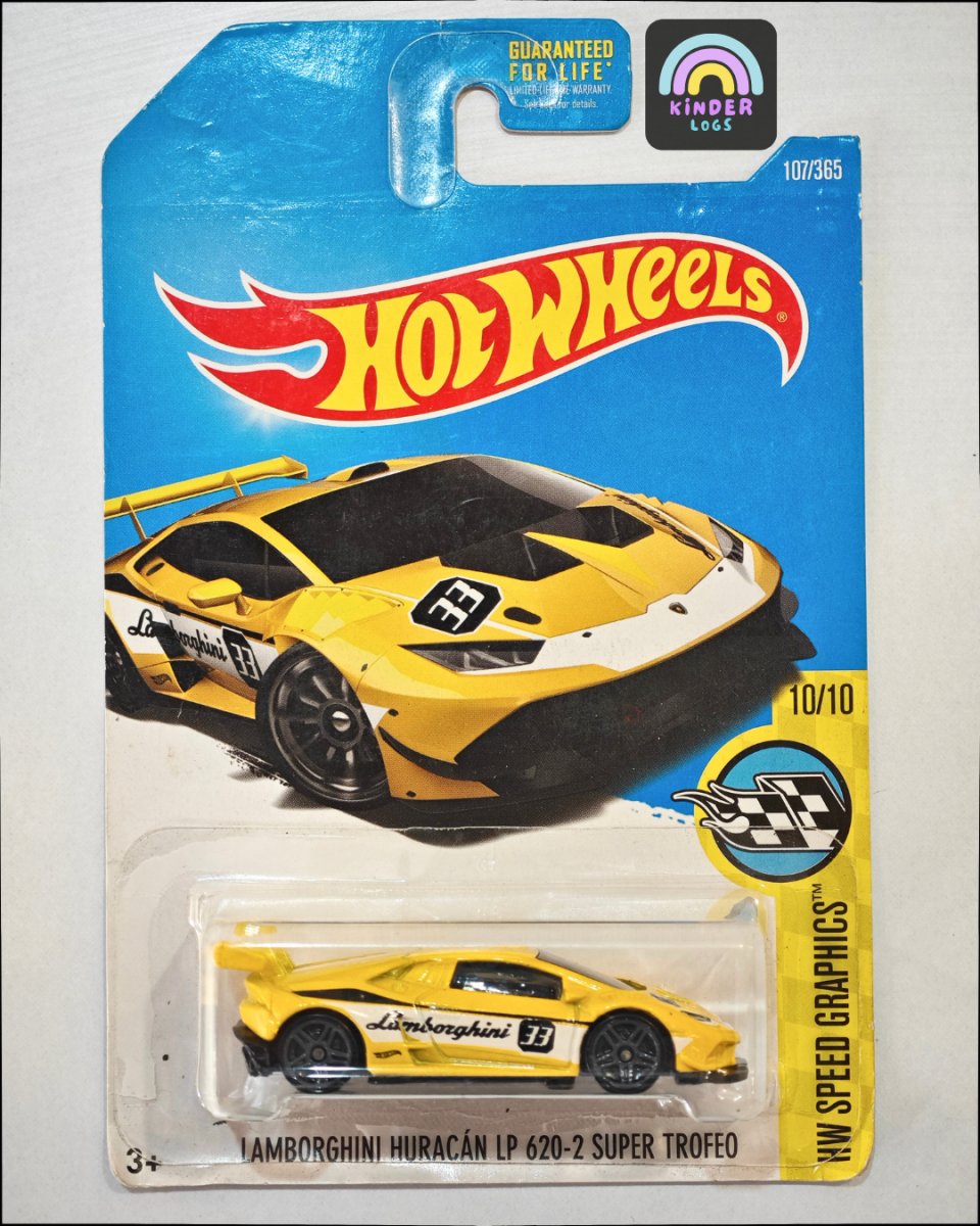 Hot Wheels Lamborghini Huracan LP 620 - 2 Super Trofeo - Kinder Logs