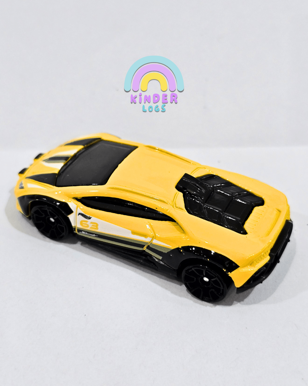 Hot Wheels Lamborghini Huracan Sterrato - Yellow (Uncarded - New) - Kinder Logs