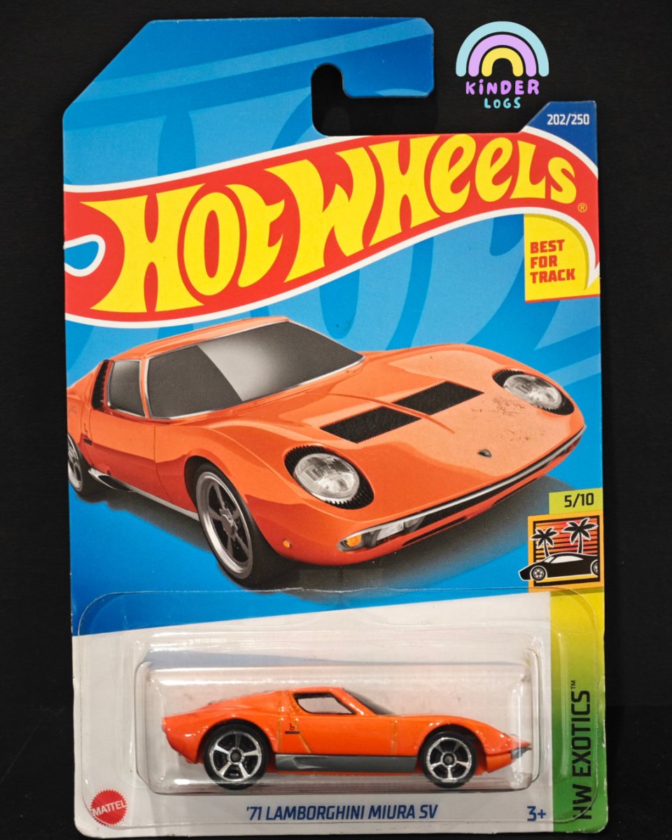Hot Wheels Lamborghini Miura SV - Kinder Logs