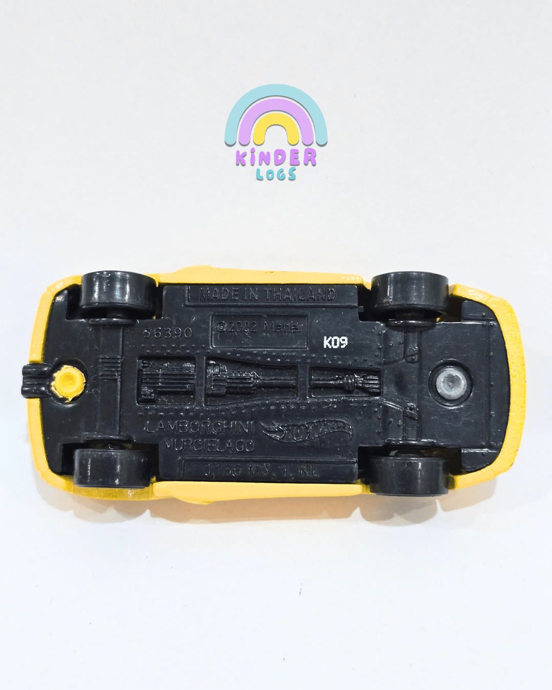 Hot Wheels Lamborghini Murcielago - Yellow (Used Car) - Kinder Logs