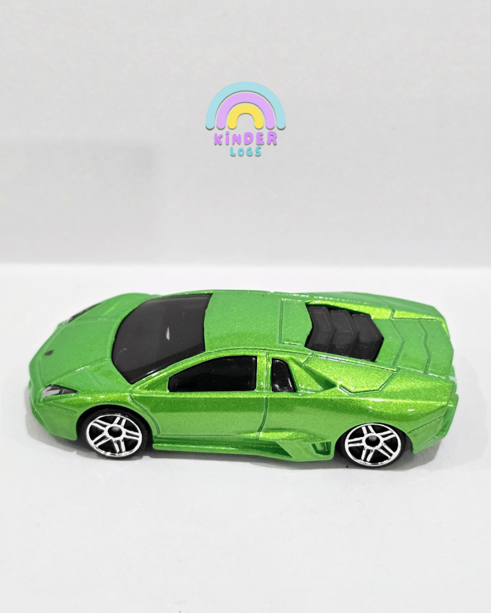 Hot Wheels Lamborghini Reventon - Green (Uncarded) - Kinder Logs