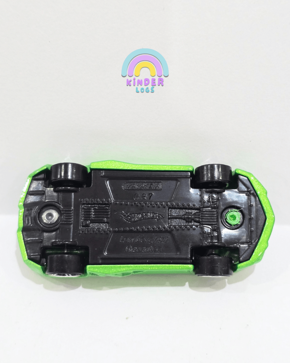 Hot Wheels Lamborghini Reventon - Green (Uncarded) - Kinder Logs
