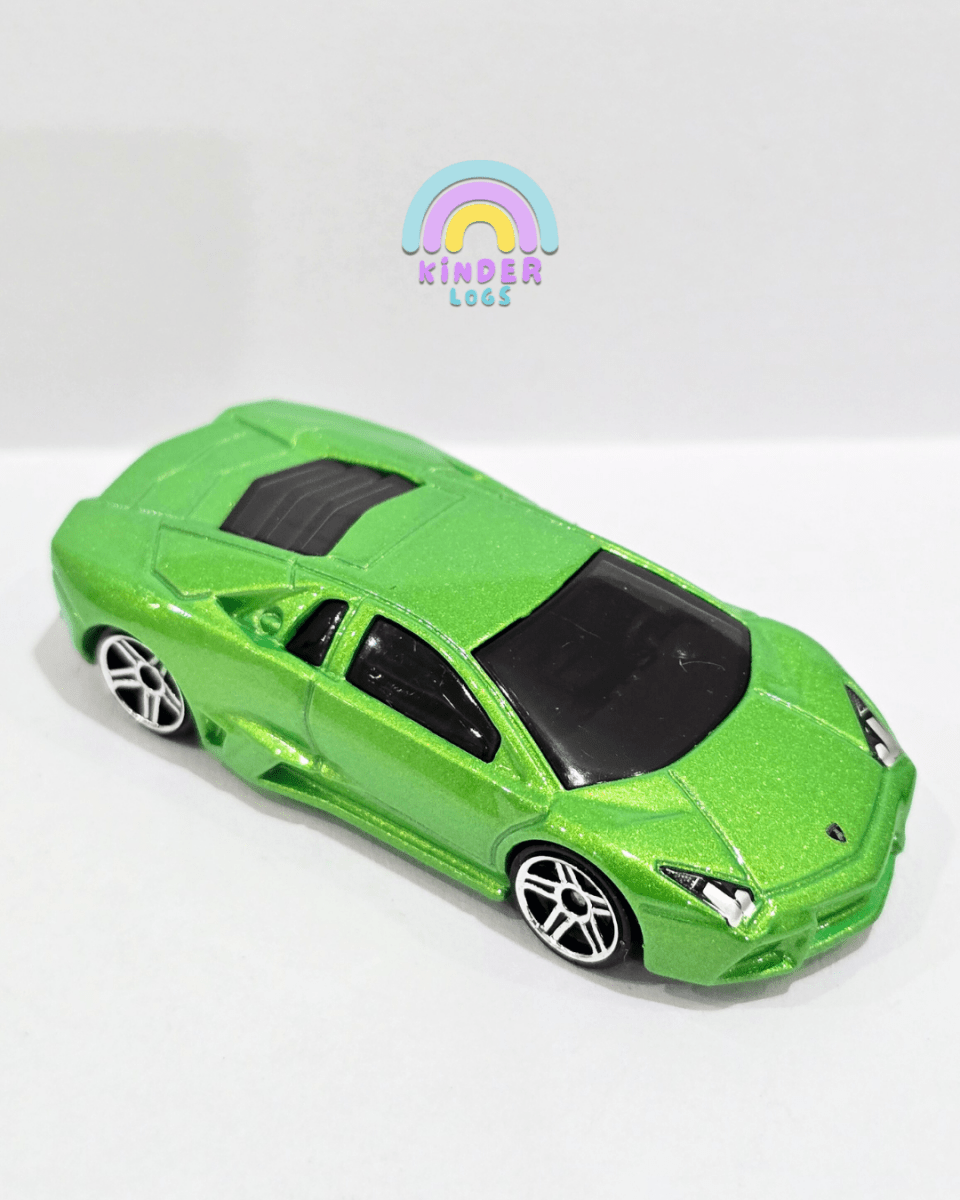 Hot Wheels Lamborghini Reventon - Green (Uncarded) - Kinder Logs