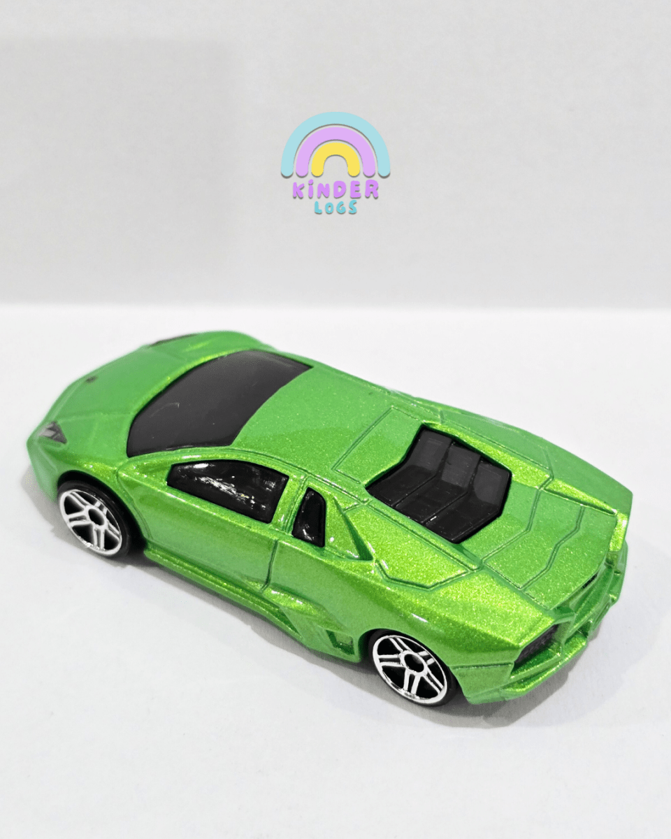 Hot Wheels Lamborghini Reventon - Green (Uncarded) - Kinder Logs