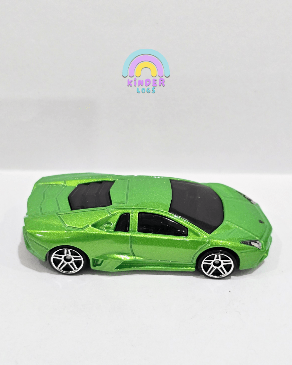 Hot Wheels Lamborghini Reventon - Green (Uncarded) - Kinder Logs
