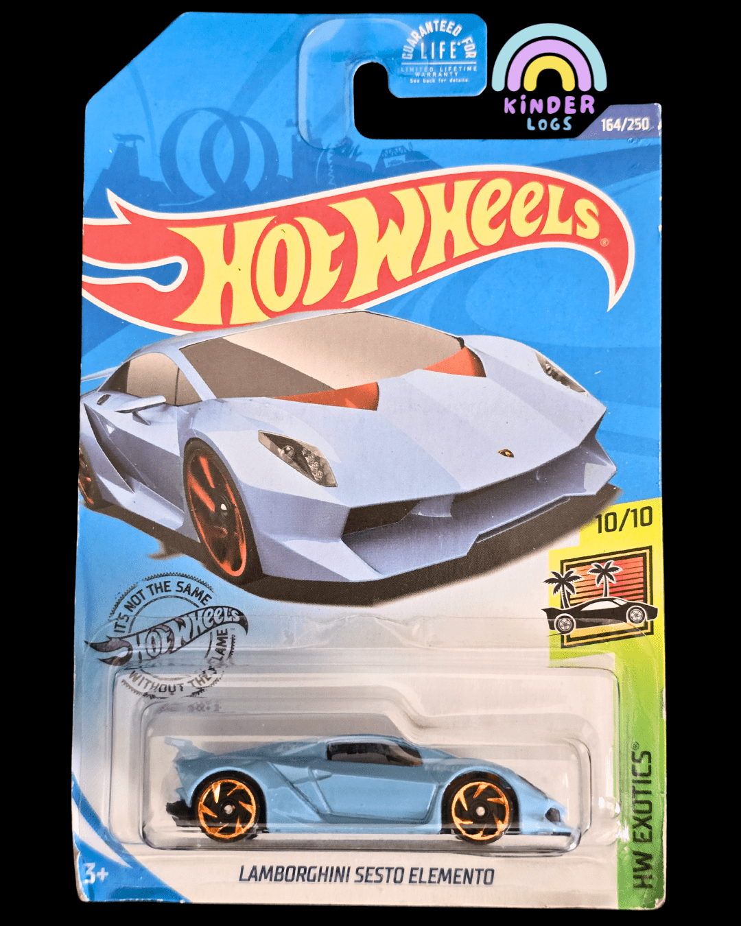 Hot Wheels Lamborghini Sesto Elemento - Blue (Imported) - Kinder Logs