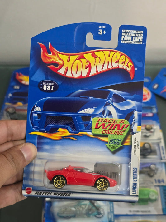 Hot Wheels Lancia Stratos - Collector No. 037 - Kinder Logs