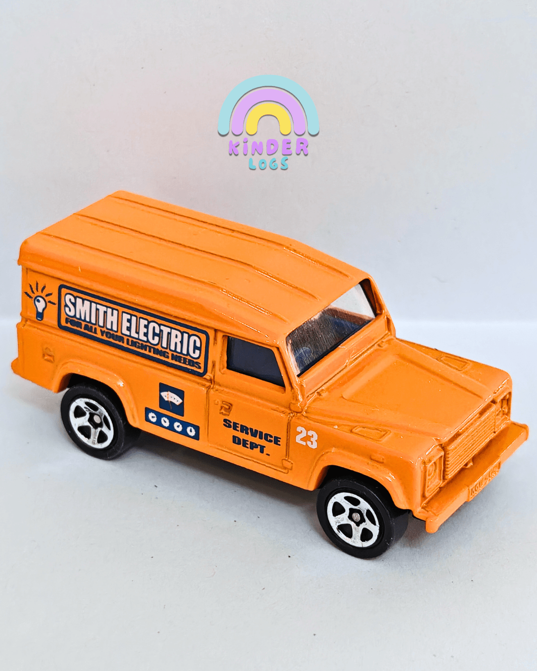 Hot Wheels Land Rover MKII Smith Electric - Rare Model (Uncarded - New) - Kinder Logs