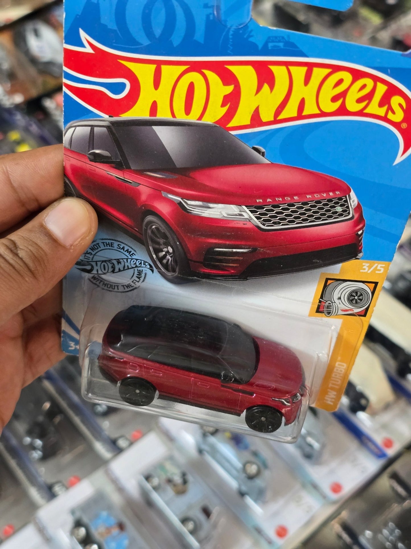Hot Wheels Land Rover Range Rover Velar (Red) - Kinder Logs