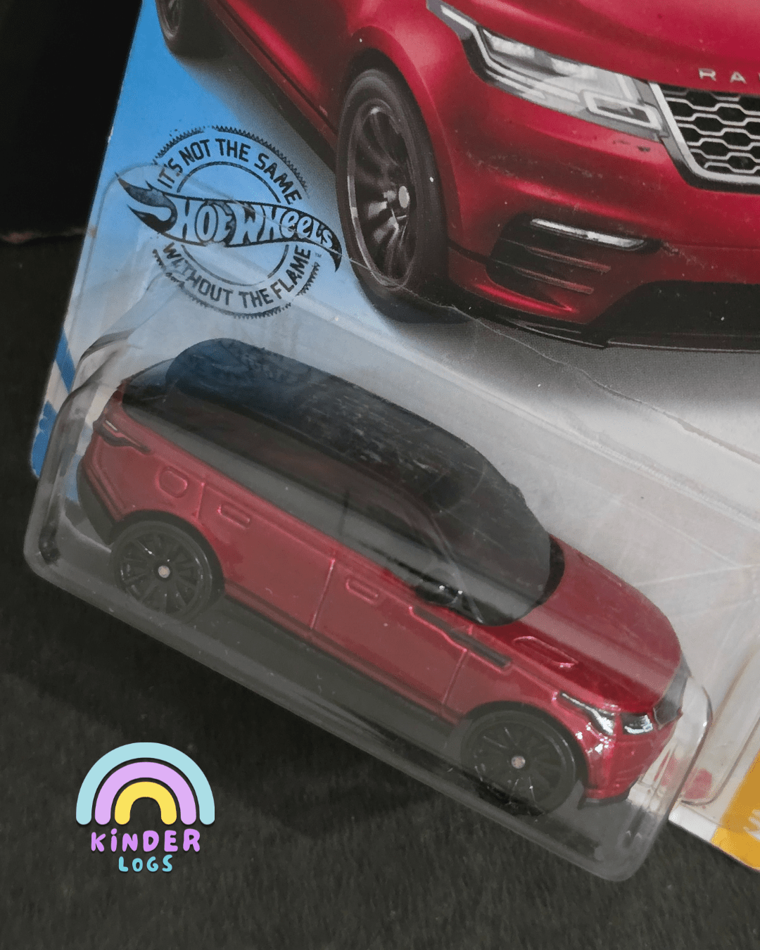 Hot Wheels Land Rover Range Rover Velar (Red) - Kinder Logs
