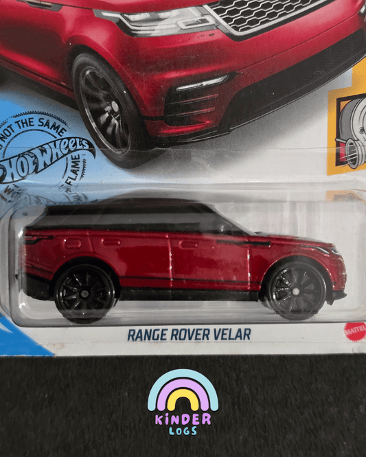 Hot Wheels Land Rover Range Rover Velar (Red) - Kinder Logs