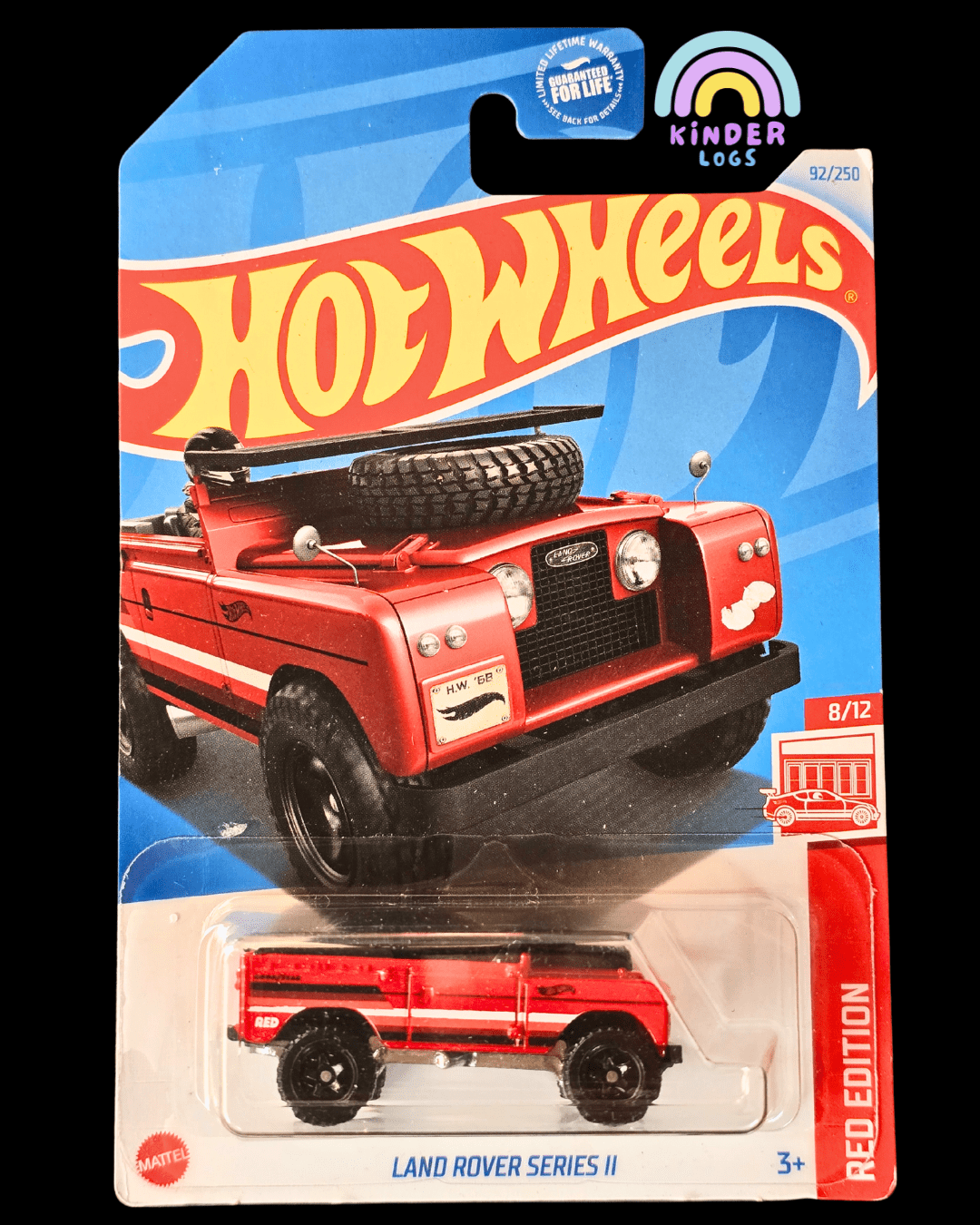 Hot Wheels Land Rover Series II Red Edition (Imported) - Kinder Logs
