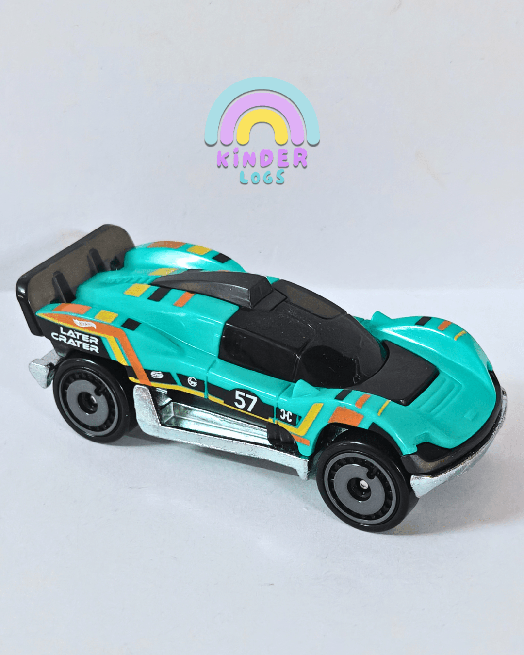 Hot Wheels Later Crater - Green (Uncarded - New) - Kinder Logs