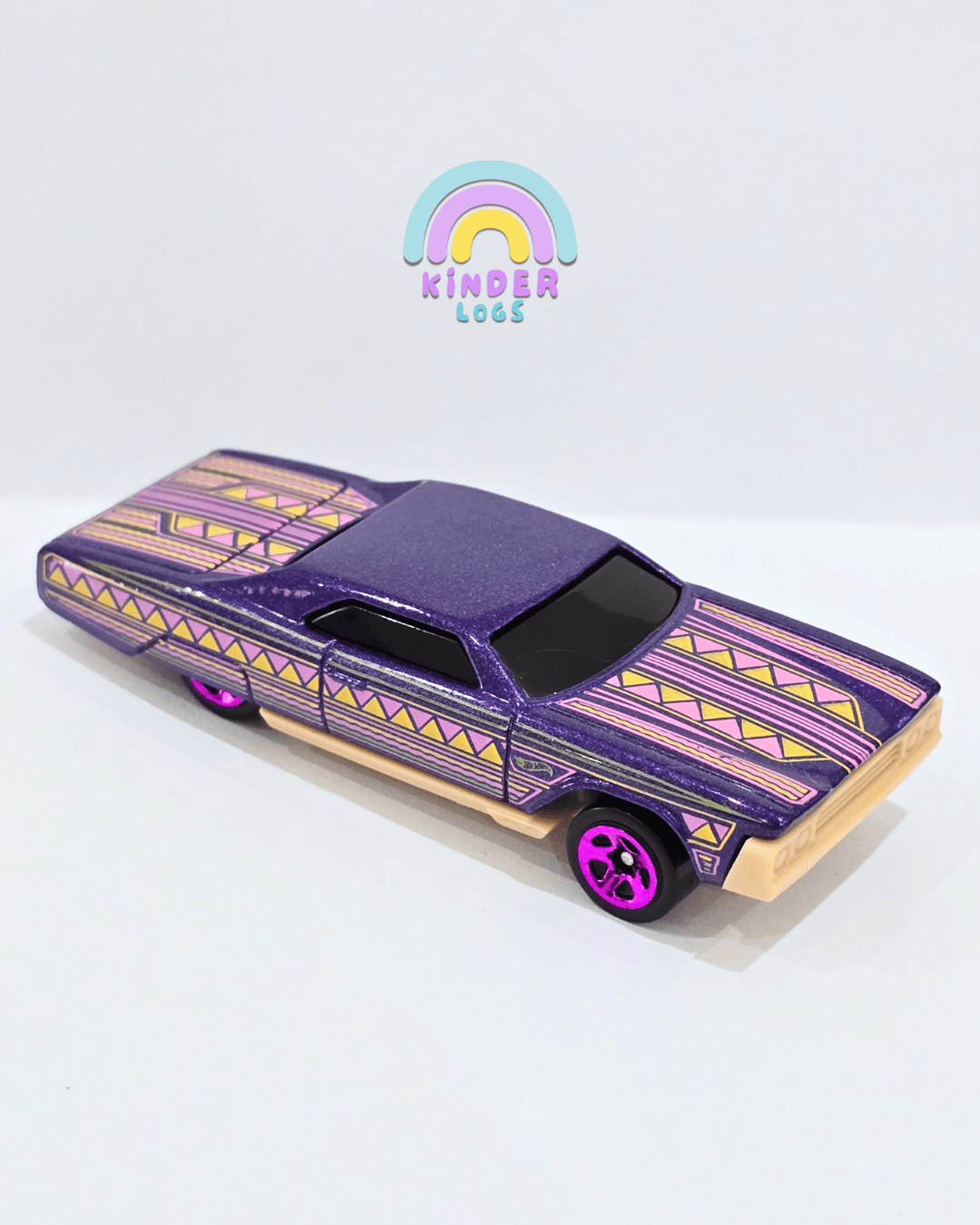 Hot Wheels Layin' Lowrider - Purple (Uncarded) - Kinder Logs