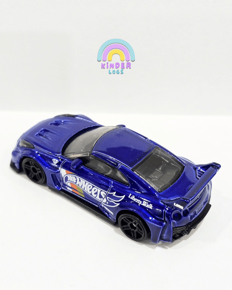 Hot Wheels LB - Silhouette Works GT Nissan 35GT - RR Ver.2 - Blue (Uncarded) - Kinder Logs