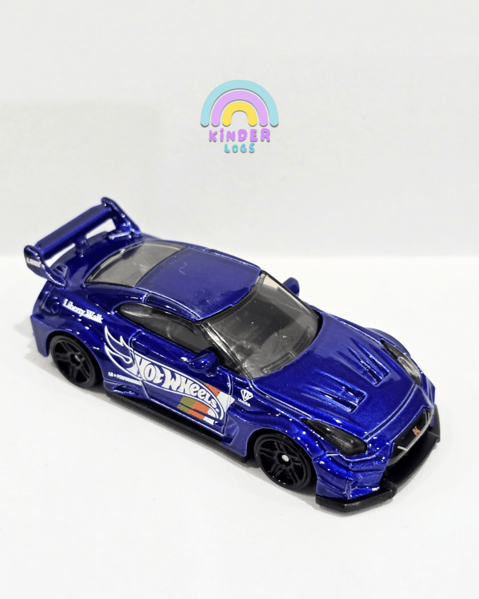 Hot Wheels LB - Silhouette Works GT Nissan 35GT - RR Ver.2 - Blue (Uncarded) - Kinder Logs