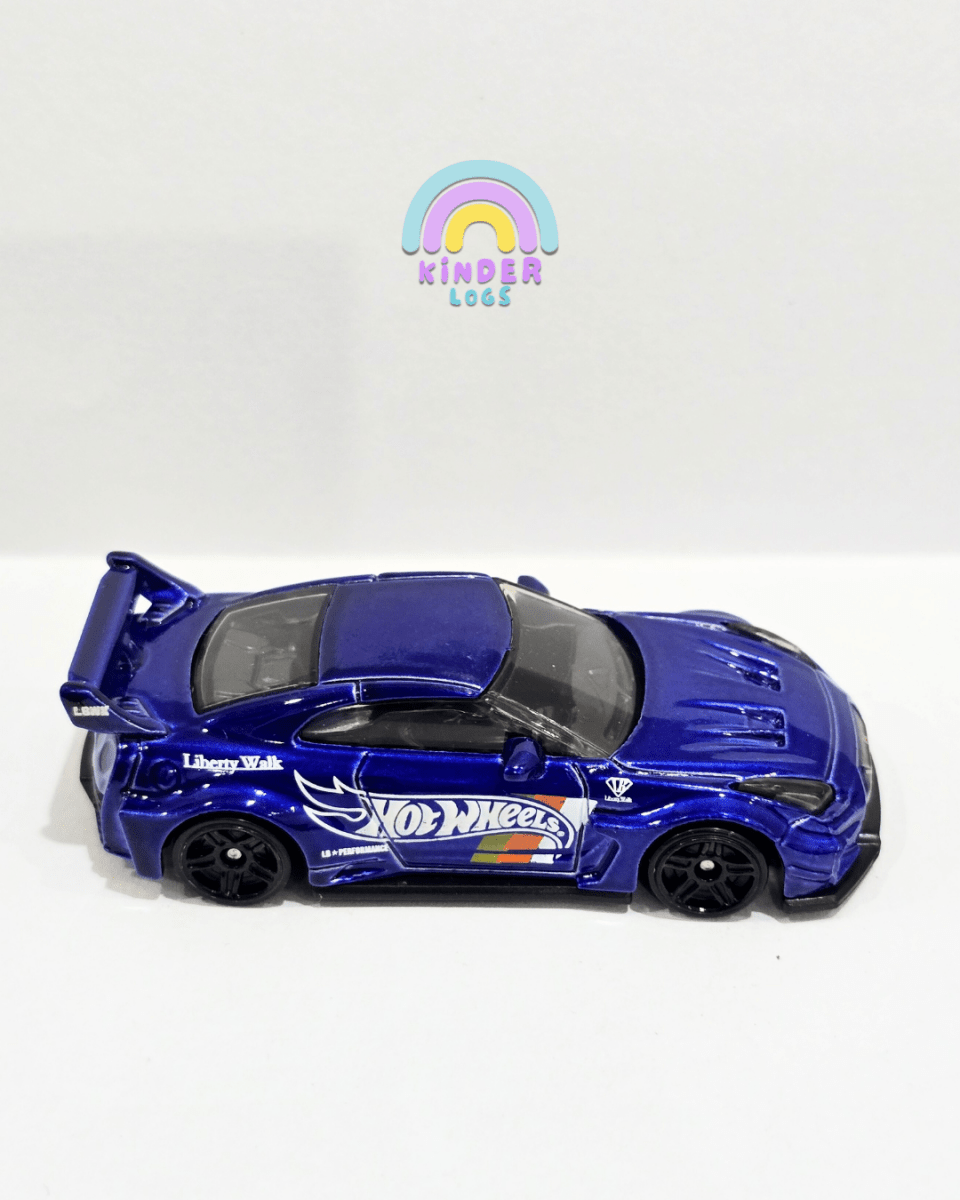 Hot Wheels LB - Silhouette Works GT Nissan 35GT - RR Ver.2 - Blue (Uncarded) - Kinder Logs