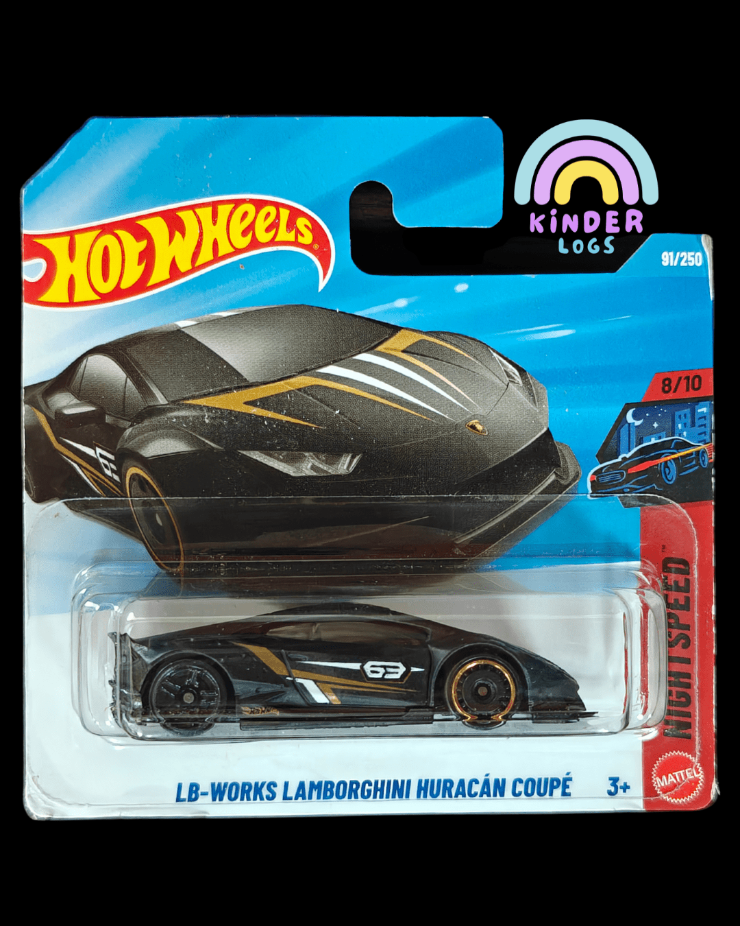 Hot Wheels LB Works Lamborghini Huracan Coupe - Short Card (Imported) - Kinder Logs